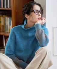 PYFAD41360 CHRISTIAN AUJARD(小さいサイズ)(メゾン ドゥ サンク) グラデーションニットプルオーバー マスタード