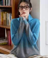 PYFAD41360 CHRISTIAN AUJARD(小さいサイズ)(メゾン ドゥ サンク) グラデーションニットプルオーバー マスタード