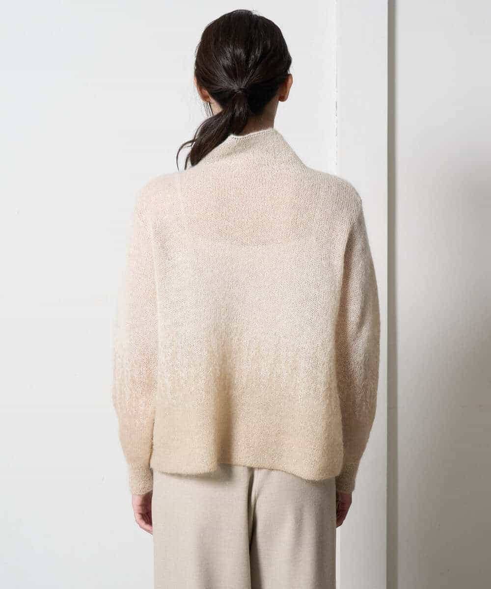 PYFAD41360 CHRISTIAN AUJARD(小さいサイズ)(メゾン ドゥ サンク) グラデーションニットプルオーバー マスタード