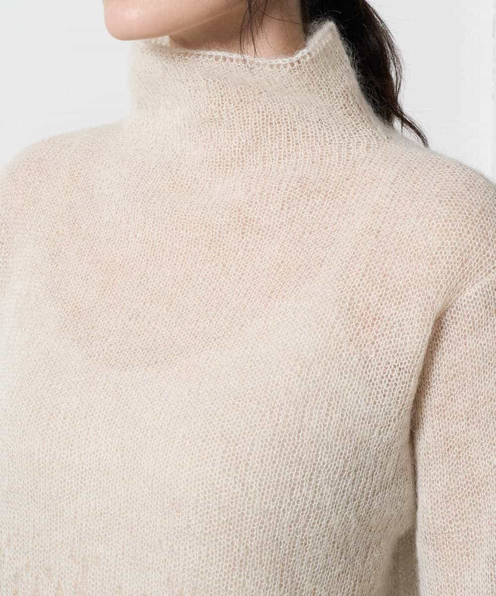 PYFAD41360 CHRISTIAN AUJARD(小さいサイズ)(メゾン ドゥ サンク) グラデーションニットプルオーバー マスタード