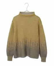 PYFAD41360 CHRISTIAN AUJARD(小さいサイズ)(メゾン ドゥ サンク) グラデーションニットプルオーバー マスタード