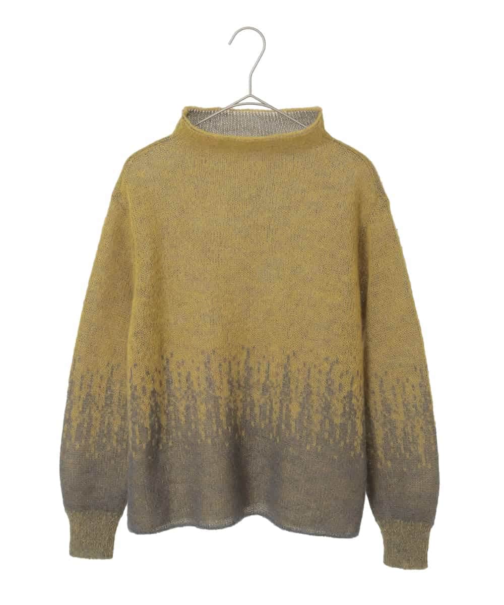 PYFAD41360 CHRISTIAN AUJARD(小さいサイズ)(メゾン ドゥ サンク) グラデーションニットプルオーバー マスタード
