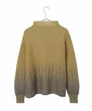 PYFAD41360 CHRISTIAN AUJARD(小さいサイズ)(メゾン ドゥ サンク) グラデーションニットプルオーバー マスタード