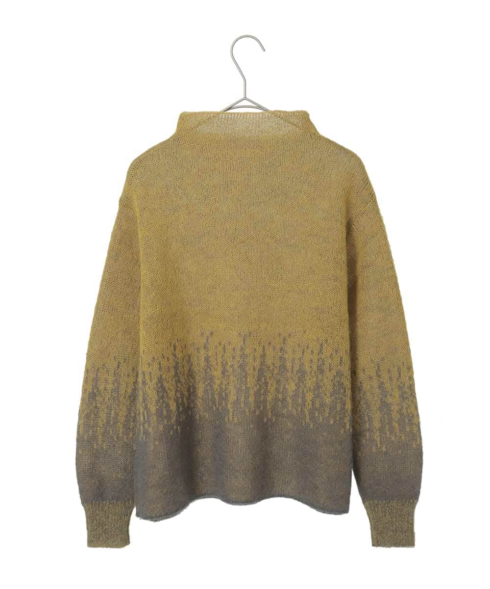 PYFAD41360 CHRISTIAN AUJARD(小さいサイズ)(メゾン ドゥ サンク) グラデーションニットプルオーバー マスタード