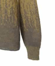 PYFAD41360 CHRISTIAN AUJARD(小さいサイズ)(メゾン ドゥ サンク) グラデーションニットプルオーバー マスタード