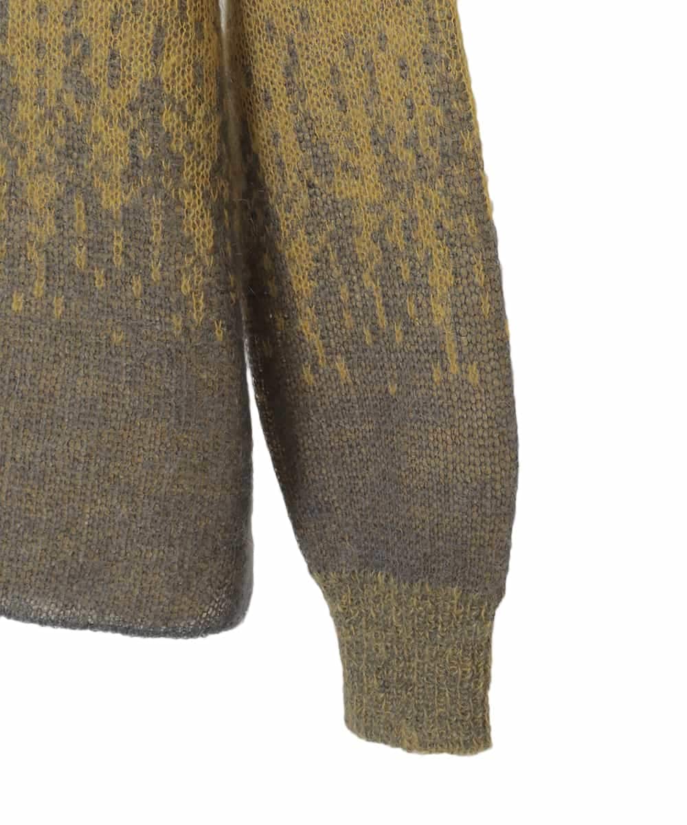 PYFAD41360 CHRISTIAN AUJARD(小さいサイズ)(メゾン ドゥ サンク) グラデーションニットプルオーバー マスタード