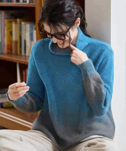 PYFAD41360 CHRISTIAN AUJARD(小さいサイズ) グラデーションニットプルオーバー