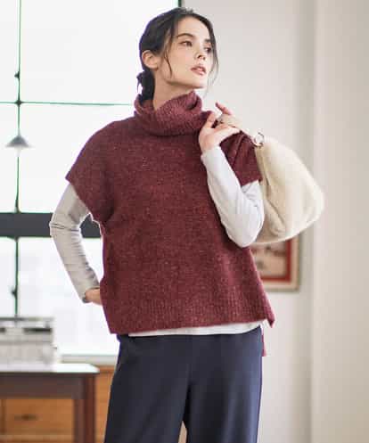 PYFAD46360  オフタートルニットベスト