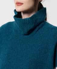 PYFAD46360 CHRISTIAN AUJARD(小さいサイズ)(メゾン ドゥ サンク) オフタートルニットベスト ブルーグリーン