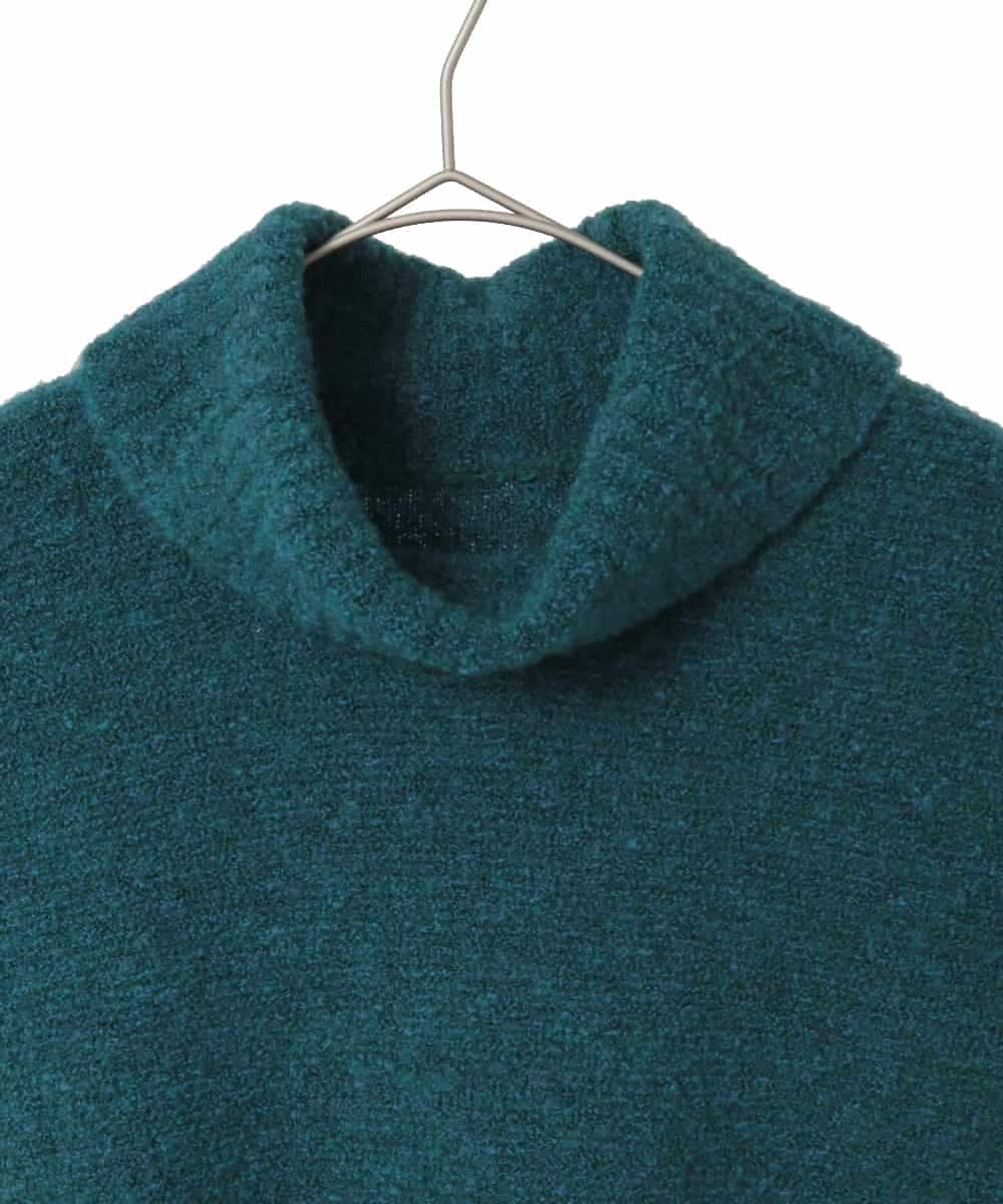 PYFAD46360 CHRISTIAN AUJARD(小さいサイズ)(メゾン ドゥ サンク) オフタートルニットベスト ブルーグリーン