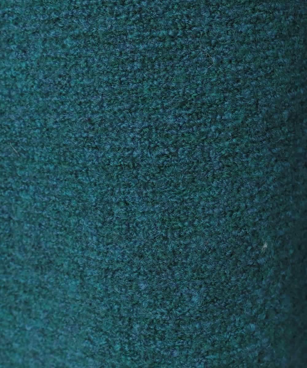 PYFAD46360 CHRISTIAN AUJARD(小さいサイズ)(メゾン ドゥ サンク) オフタートルニットベスト ブルーグリーン