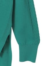 PYFAE06300 CHRISTIAN AUJARD(小さいサイズ)(メゾン ドゥ サンク) Vネックプルオーバーニット ピンク