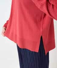 PYFAE06300 CHRISTIAN AUJARD(小さいサイズ)(メゾン ドゥ サンク) Vネックプルオーバーニット ピンク