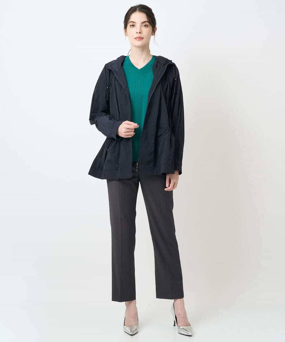 PYFAE06300 CHRISTIAN AUJARD(小さいサイズ)(メゾン ドゥ サンク) Vネックプルオーバーニット ピンク