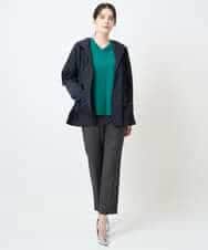 PYFAE06300 CHRISTIAN AUJARD(小さいサイズ)(メゾン ドゥ サンク) Vネックプルオーバーニット ピンク