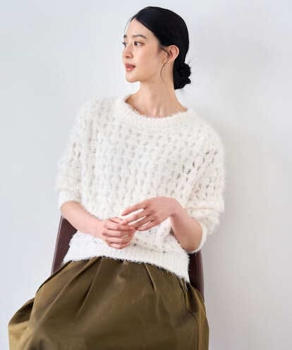 PYFAH05400 CHRISTIAN AUJARD(小さいサイズ) ファンシーヤーンニットプルオーバー