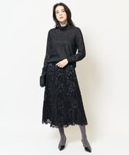 PYFCA15400 CHRISTIAN AUJARD(小さいサイズ)(メゾン ドゥ サンク) [アンサンブル対応]ラメタートルニット サーモンピンク