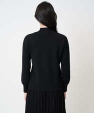 PYFCD02470 CHRISTIAN AUJARD(小さいサイズ)(メゾン ドゥ サンク) ジャガードニットプルオーバー ブラック