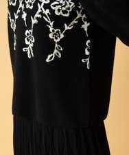 PYFCD02470 CHRISTIAN AUJARD(小さいサイズ)(メゾン ドゥ サンク) ジャガードニットプルオーバー ブラック