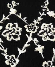 PYFCD02470 CHRISTIAN AUJARD(小さいサイズ)(メゾン ドゥ サンク) ジャガードニットプルオーバー ブラック