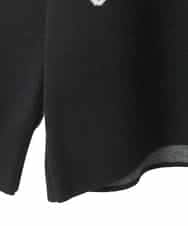 PYFCD02470 CHRISTIAN AUJARD(小さいサイズ)(メゾン ドゥ サンク) ジャガードニットプルオーバー ブラック