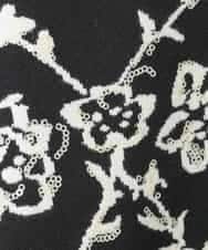 PYFCD02470 CHRISTIAN AUJARD(小さいサイズ)(メゾン ドゥ サンク) ジャガードニットプルオーバー ブラック