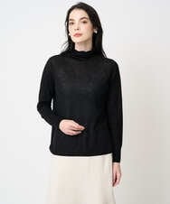 PYFCD07190 CHRISTIAN AUJARD(小さいサイズ)(メゾン ドゥ サンク) [肌触り良い･軽い]ベーシックプルオーバーニット パープル