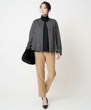 PYFCD07190 CHRISTIAN AUJARD(小さいサイズ)(メゾン ドゥ サンク) [肌触り良い･軽い]ベーシックプルオーバーニット パープル