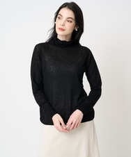 PYFCD07190 CHRISTIAN AUJARD(小さいサイズ)(メゾン ドゥ サンク) [肌触り良い･軽い]ベーシックプルオーバーニット パープル