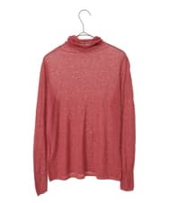 PYFCD07190 CHRISTIAN AUJARD(小さいサイズ)(メゾン ドゥ サンク) [肌触り良い･軽い]ベーシックプルオーバーニット パープル