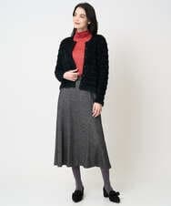 PYFCD07190 CHRISTIAN AUJARD(小さいサイズ)(メゾン ドゥ サンク) [肌触り良い･軽い]ベーシックプルオーバーニット パープル