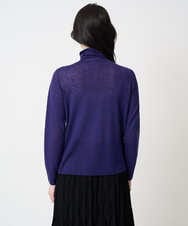 PYFCD07190 CHRISTIAN AUJARD(小さいサイズ)(メゾン ドゥ サンク) [肌触り良い･軽い]ベーシックプルオーバーニット パープル