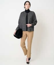 PYFCD07190 CHRISTIAN AUJARD(小さいサイズ)(メゾン ドゥ サンク) [肌触り良い･軽い]ベーシックプルオーバーニット ブラック