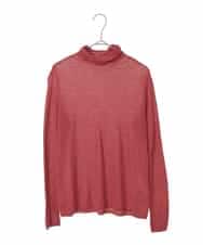 PYFCD07190 CHRISTIAN AUJARD(小さいサイズ)(メゾン ドゥ サンク) [肌触り良い･軽い]ベーシックプルオーバーニット レッド