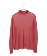 PYFCD07190 CHRISTIAN AUJARD(小さいサイズ)(メゾン ドゥ サンク) [肌触り良い･軽い]ベーシックプルオーバーニット レッド