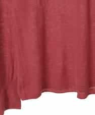 PYFCD07190 CHRISTIAN AUJARD(小さいサイズ)(メゾン ドゥ サンク) [肌触り良い･軽い]ベーシックプルオーバーニット レッド