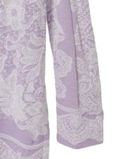 PYFCD08390 CHRISTIAN AUJARD(小さいサイズ)(メゾン ドゥ サンク) レーシージャガードニットプルオーバー ライトグレー