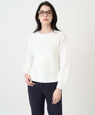 PYFEE02290 CHRISTIAN AUJARD(小さいサイズ)(メゾン ドゥ サンク) ホールガーメントニットプルオーバー サーモンピンク