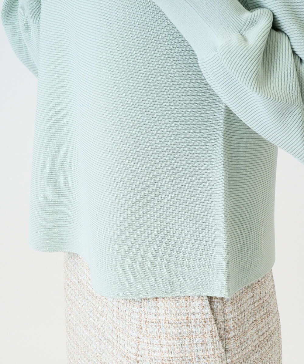 PYFEE02290 CHRISTIAN AUJARD(小さいサイズ)(メゾン ドゥ サンク) ホールガーメントニットプルオーバー サーモンピンク