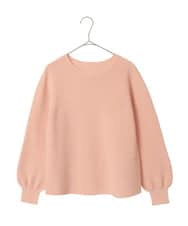 PYFEE02290 CHRISTIAN AUJARD(小さいサイズ)(メゾン ドゥ サンク) ホールガーメントニットプルオーバー サーモンピンク