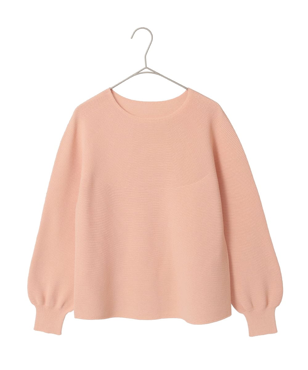 PYFEE02290 CHRISTIAN AUJARD(小さいサイズ)(メゾン ドゥ サンク) ホールガーメントニットプルオーバー サーモンピンク