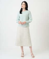 PYFEE02290 CHRISTIAN AUJARD(小さいサイズ)(メゾン ドゥ サンク) ホールガーメントニットプルオーバー サーモンピンク