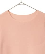 PYFEE02290 CHRISTIAN AUJARD(小さいサイズ)(メゾン ドゥ サンク) ホールガーメントニットプルオーバー サーモンピンク