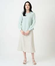 PYFEE02290 CHRISTIAN AUJARD(小さいサイズ)(メゾン ドゥ サンク) ホールガーメントニットプルオーバー サーモンピンク