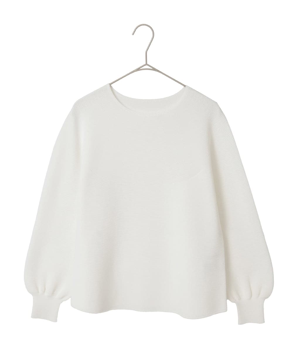 PYFEE02290 CHRISTIAN AUJARD(小さいサイズ)(メゾン ドゥ サンク) ホールガーメントニットプルオーバー サーモンピンク