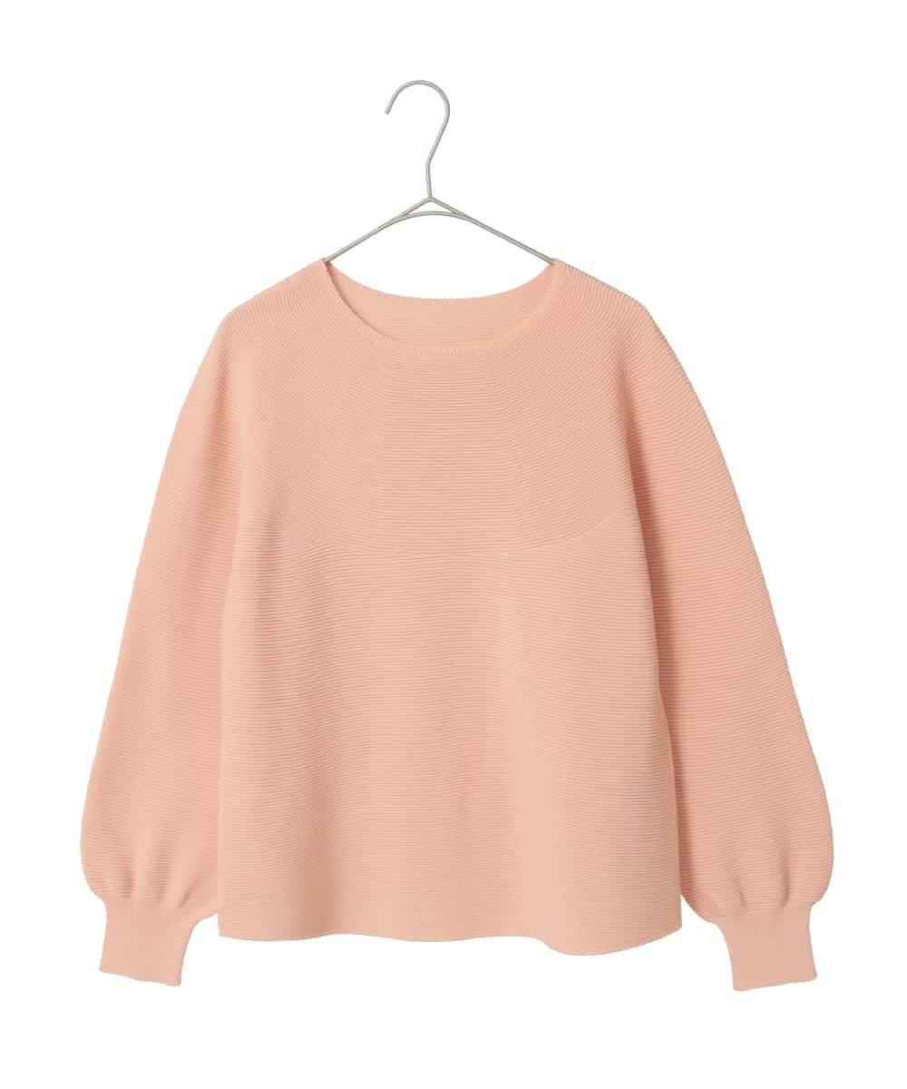 PYFEE02290 CHRISTIAN AUJARD(小さいサイズ)(メゾン ドゥ サンク) ホールガーメントニットプルオーバー サーモンピンク