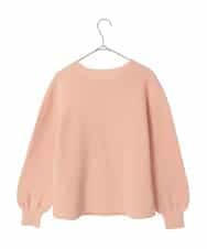 PYFEE02290 CHRISTIAN AUJARD(小さいサイズ)(メゾン ドゥ サンク) ホールガーメントニットプルオーバー サーモンピンク