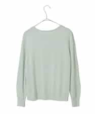 PYFEE03390 CHRISTIAN AUJARD(小さいサイズ)(メゾン ドゥ サンク) [アンサンブル対応]レーシーオーナメントプリントトップス グリーン系