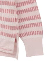 PYFEE20360 CHRISTIAN AUJARD(小さいサイズ)(メゾン ドゥ サンク) タックボーダーニットプルオーバー ピンク