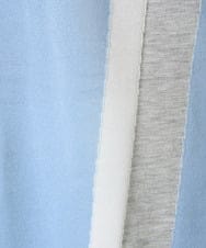 PYFGA37360 CHRISTIAN AUJARD(小さいサイズ)(メゾン ドゥ サンク) 配色デザインニット ライトブルー系